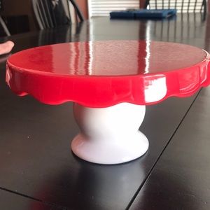 Ceramic cake pedestal stand